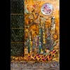 Angkor 2014, 100x70 cm, Mixed media on wood, Sold