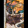 Elonore, 70x50 cm, Technique mixte sur bois, Vendu