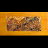 L'Aube de l'Humanit, 38x79 cm, Mixed media on wood